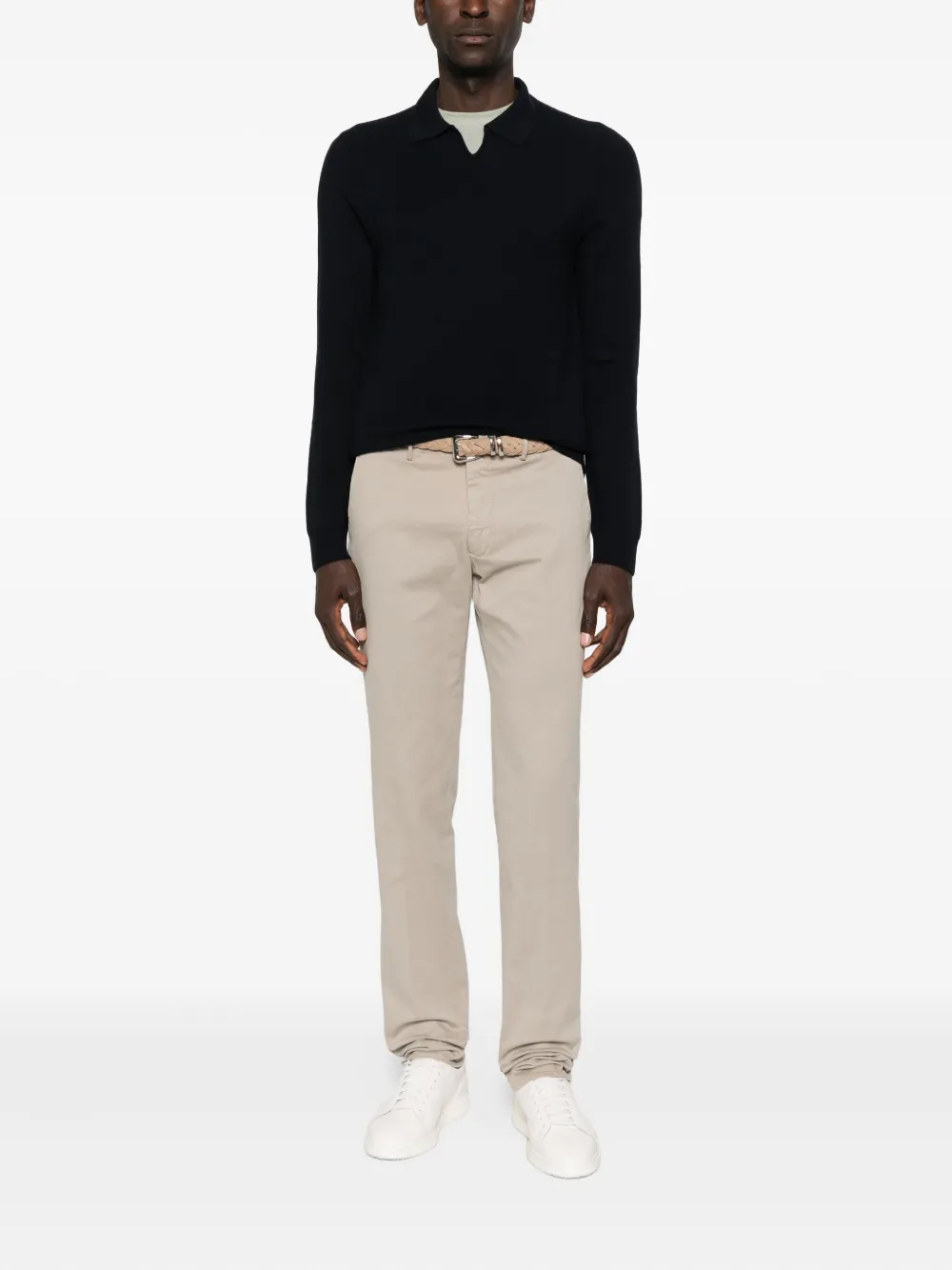 Incotex polo-neck sweater | Knitted Sweaters | Image 2