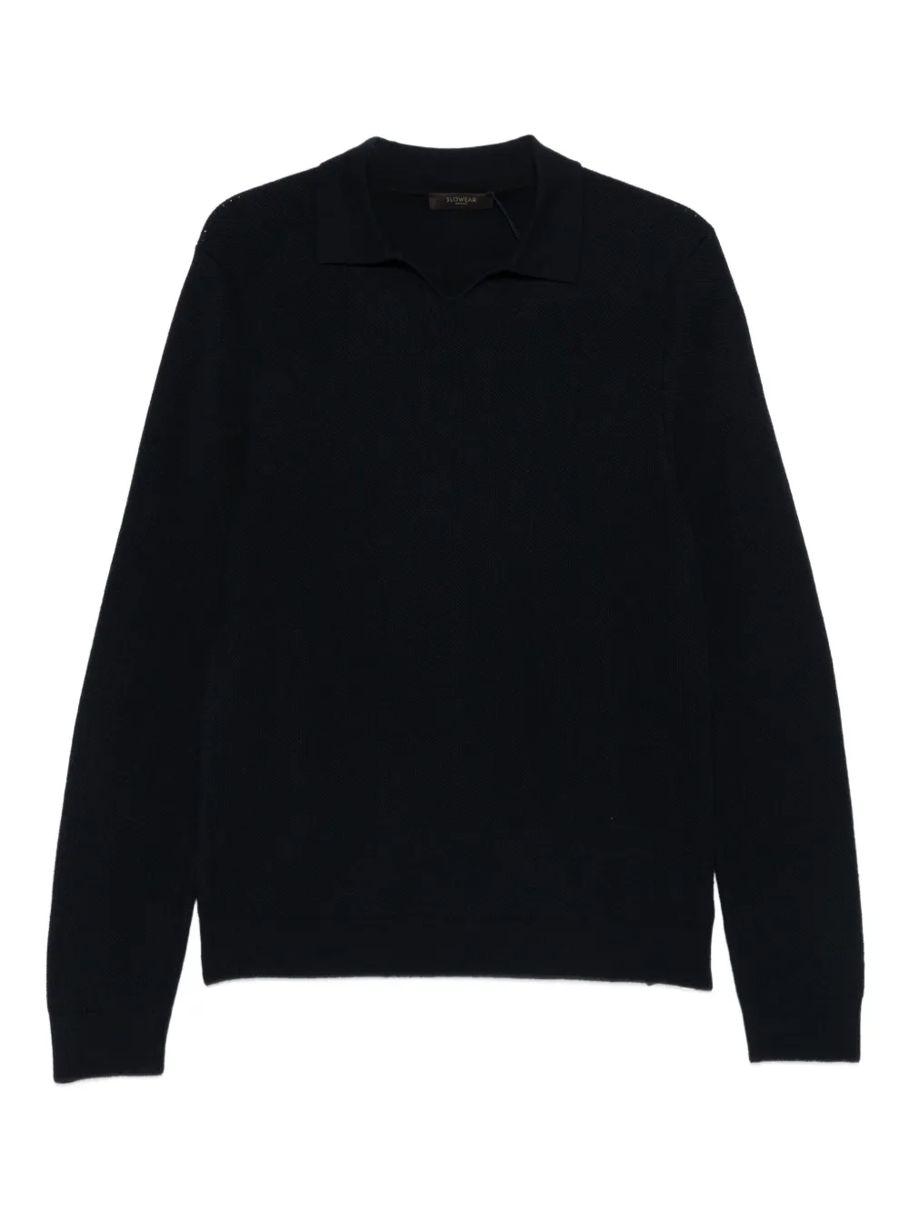 Incotex suéter con cuello tipo polo | negro | Image 1