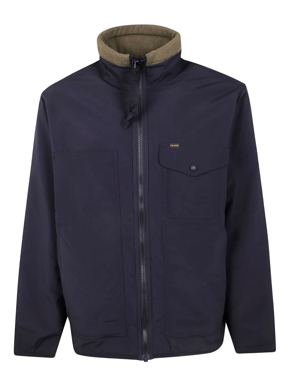Filson Zip-up Pocketed Jacket In Blue