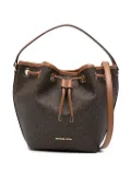 Michael Michael Kors logo-lettering satchel bag - Brown