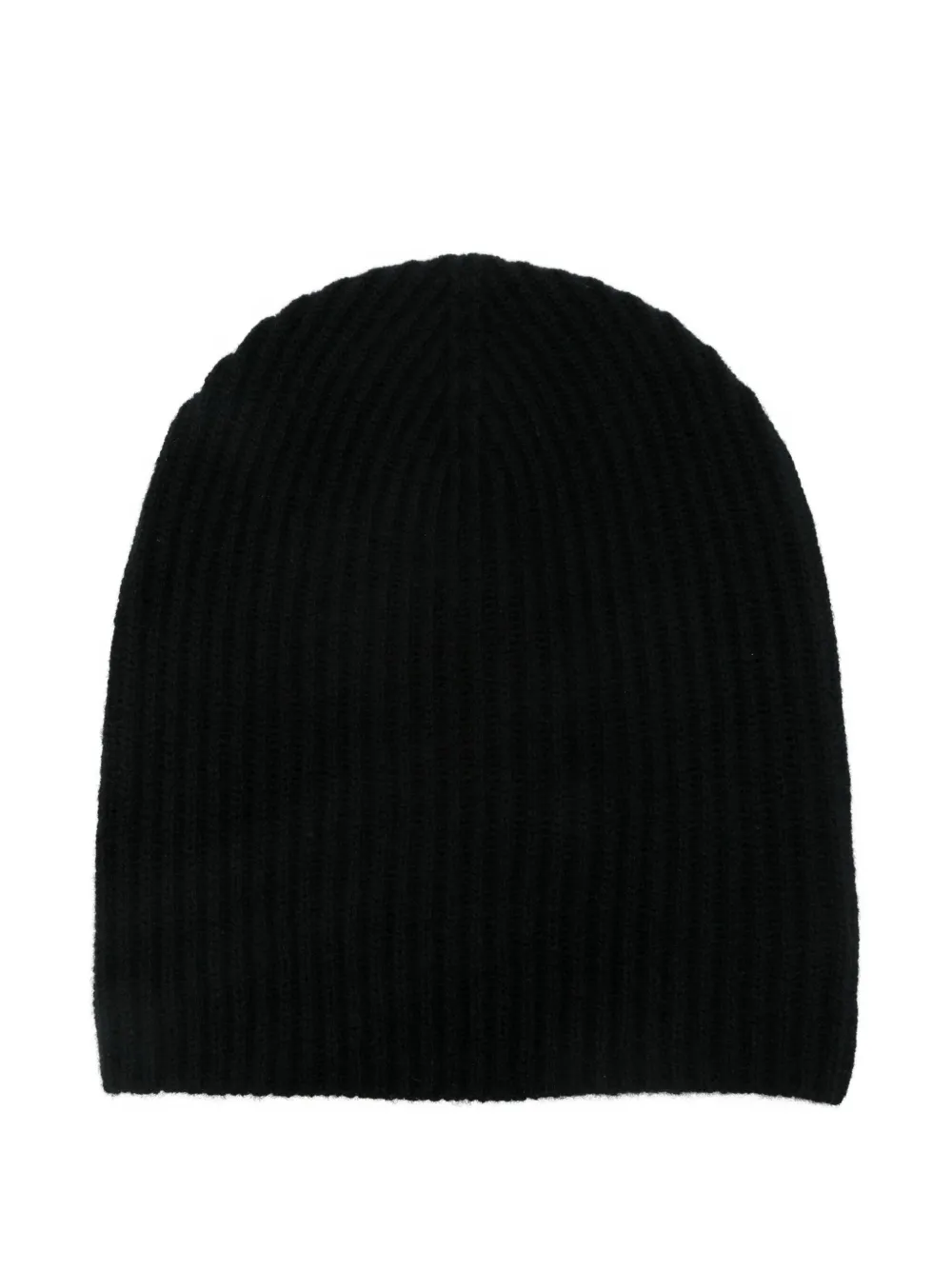 Allude ribbed beanie | Black | Image 1