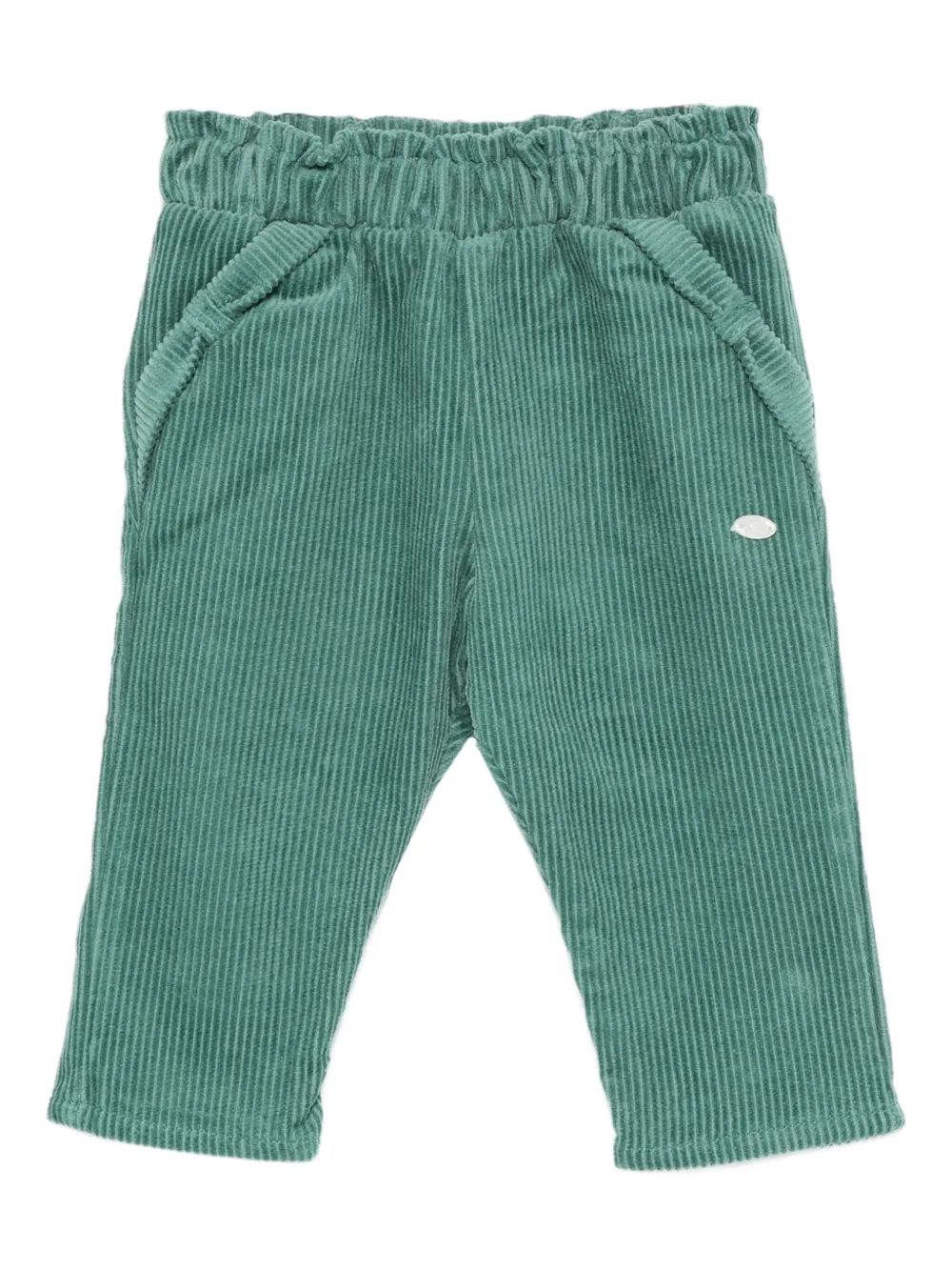 Tartine Et Chocolat Corduroy Pocket Pants In Green
