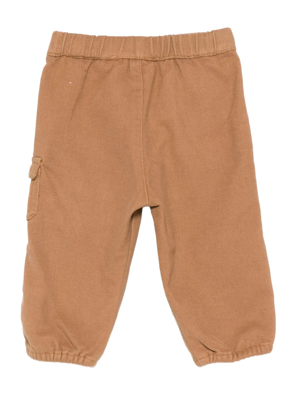 Tartine Et Chocolat Elastic-waist Cargo Pants In Brown