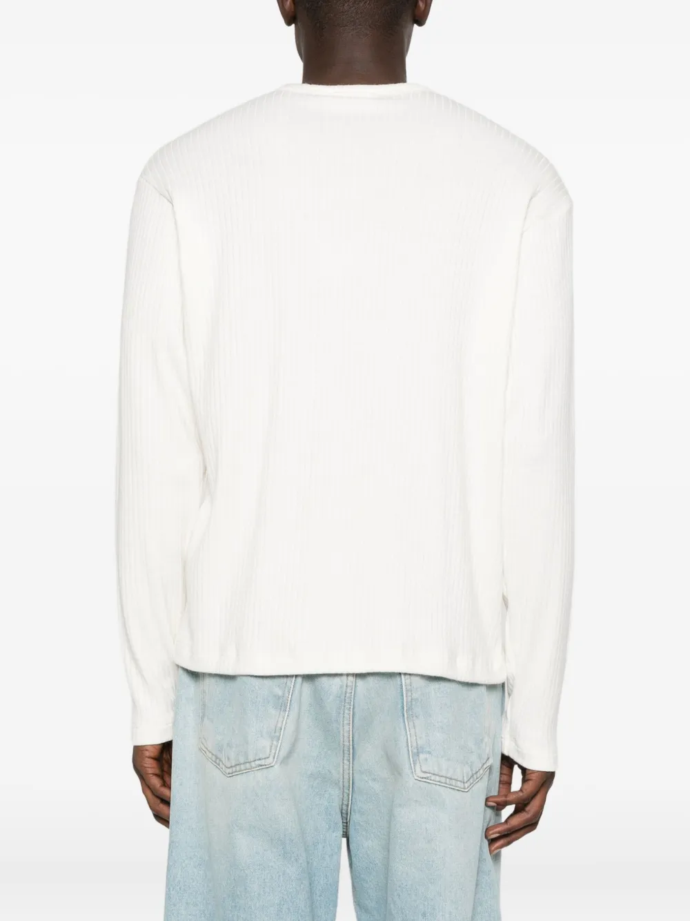 GCDS T-shirt met lange mouwen Beige