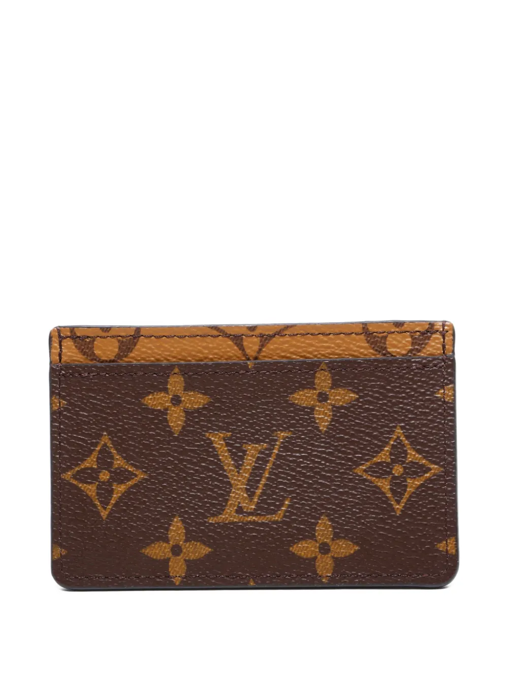 Louis Vuitton Pre-Owned 2021-2025 monogram Reverse card case | Women | Image 2
