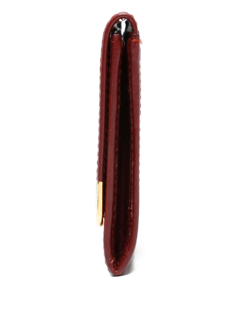 Pre-owned Cartier 1990-2010s Must Du Wallet In Red
