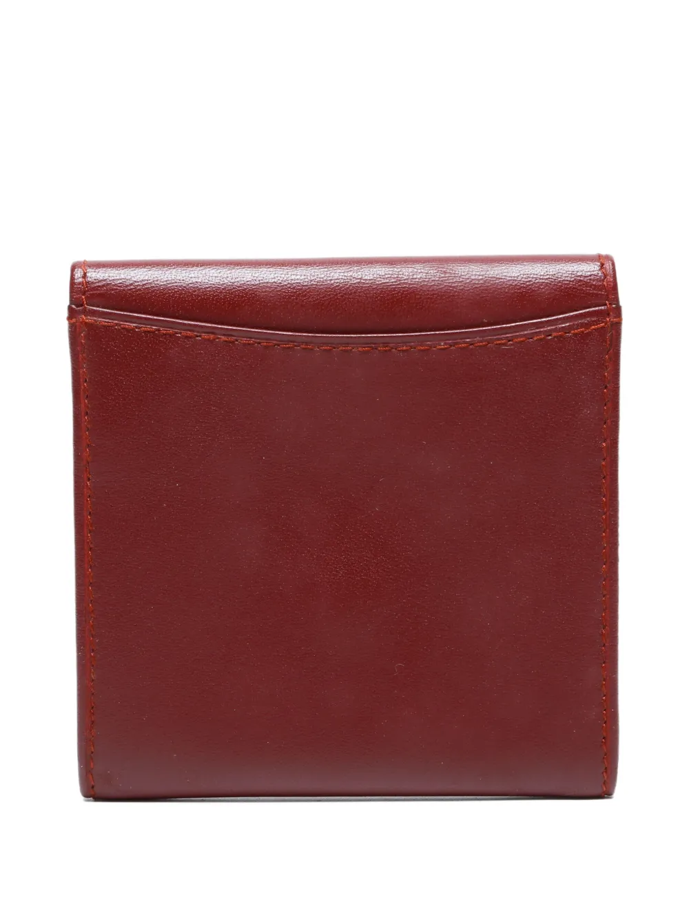 Pre-owned Cartier 1990-2010s Must Du Wallet In Red