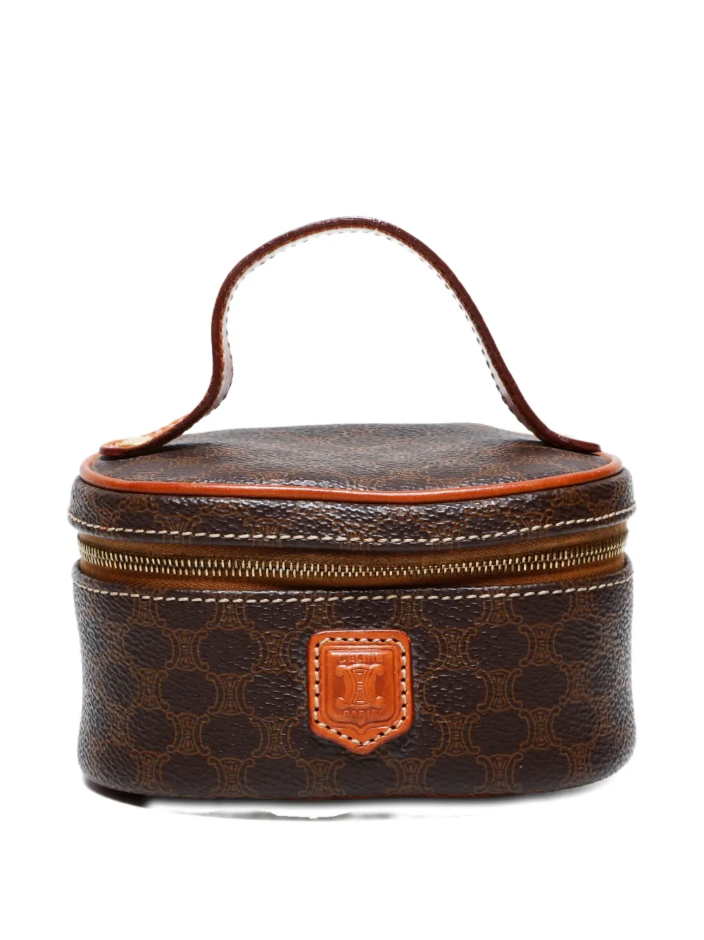 Celine Pre-Owned باوتش مستحضرات تجميل بمونوغرام 1980-1999 | بني | Image 1