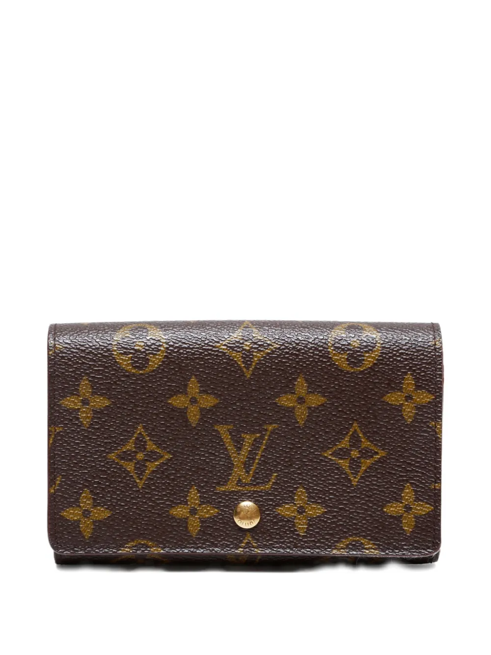Louis Vuitton Pre-Owned 1995 monogram Porte Monnaie Tresor wallet | Brown | Image 1