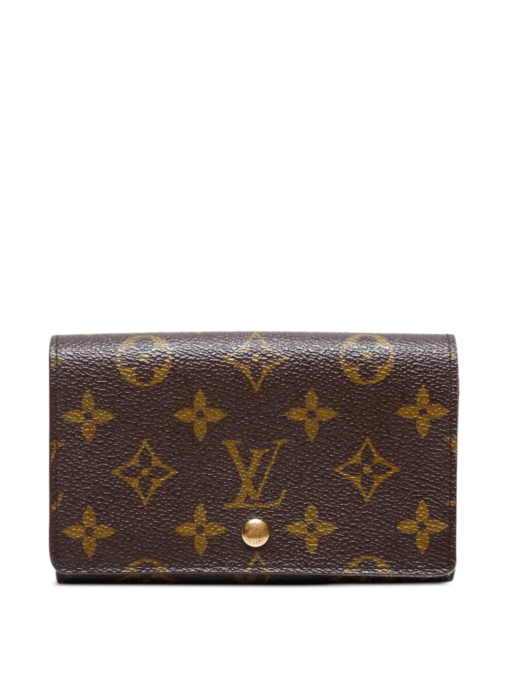 Louis Vuitton Pre-Owned 1995 モノグラム ポルト モネ トレゾール財布 - ブラウン Louis Vuitton Pre-Owned 1995 モノグラム ポルト モネ トレゾール財布 - ブラウン