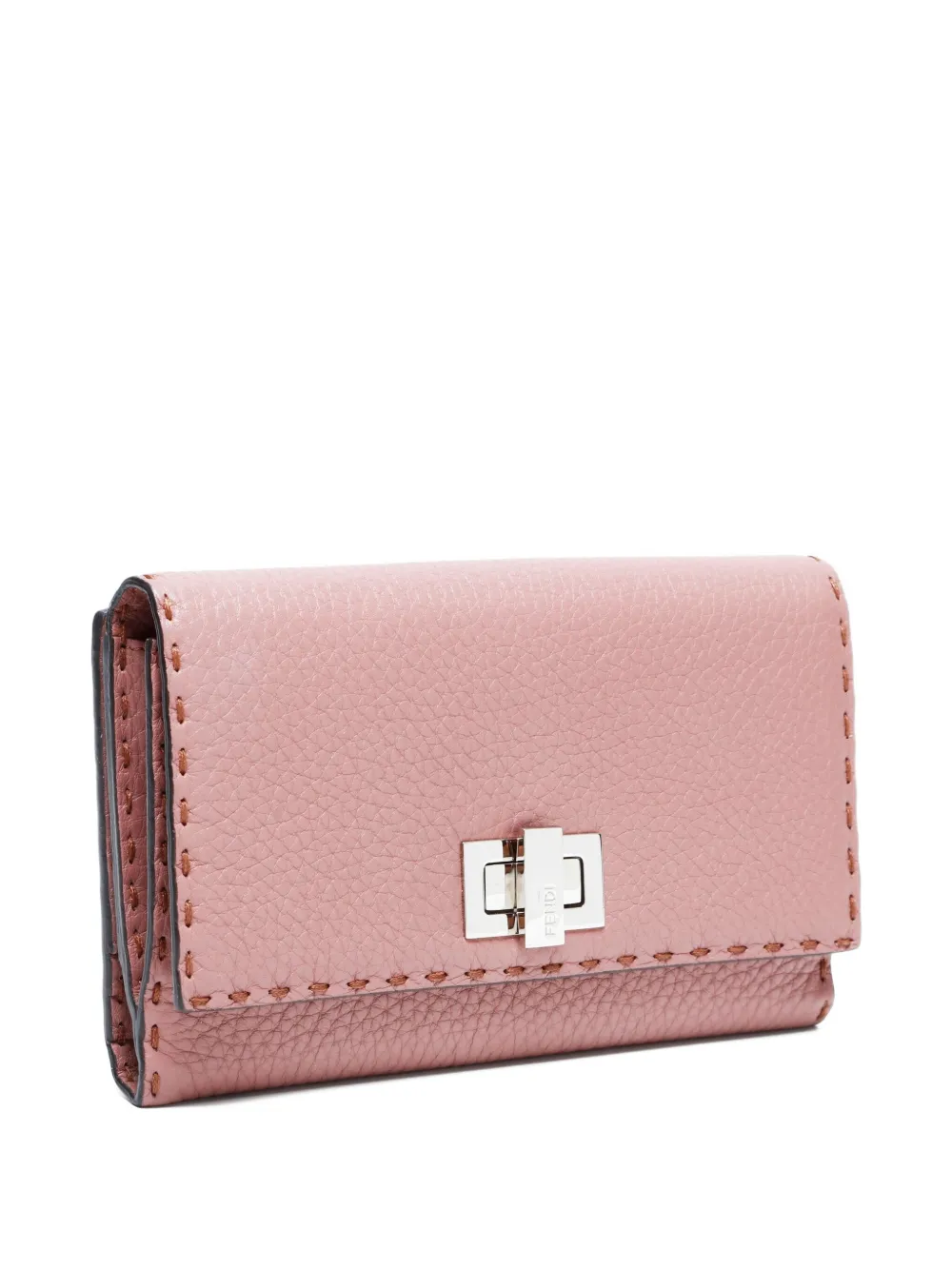 Pre-owned Fendi 2010s Serellia Leather Wallet In Pink
