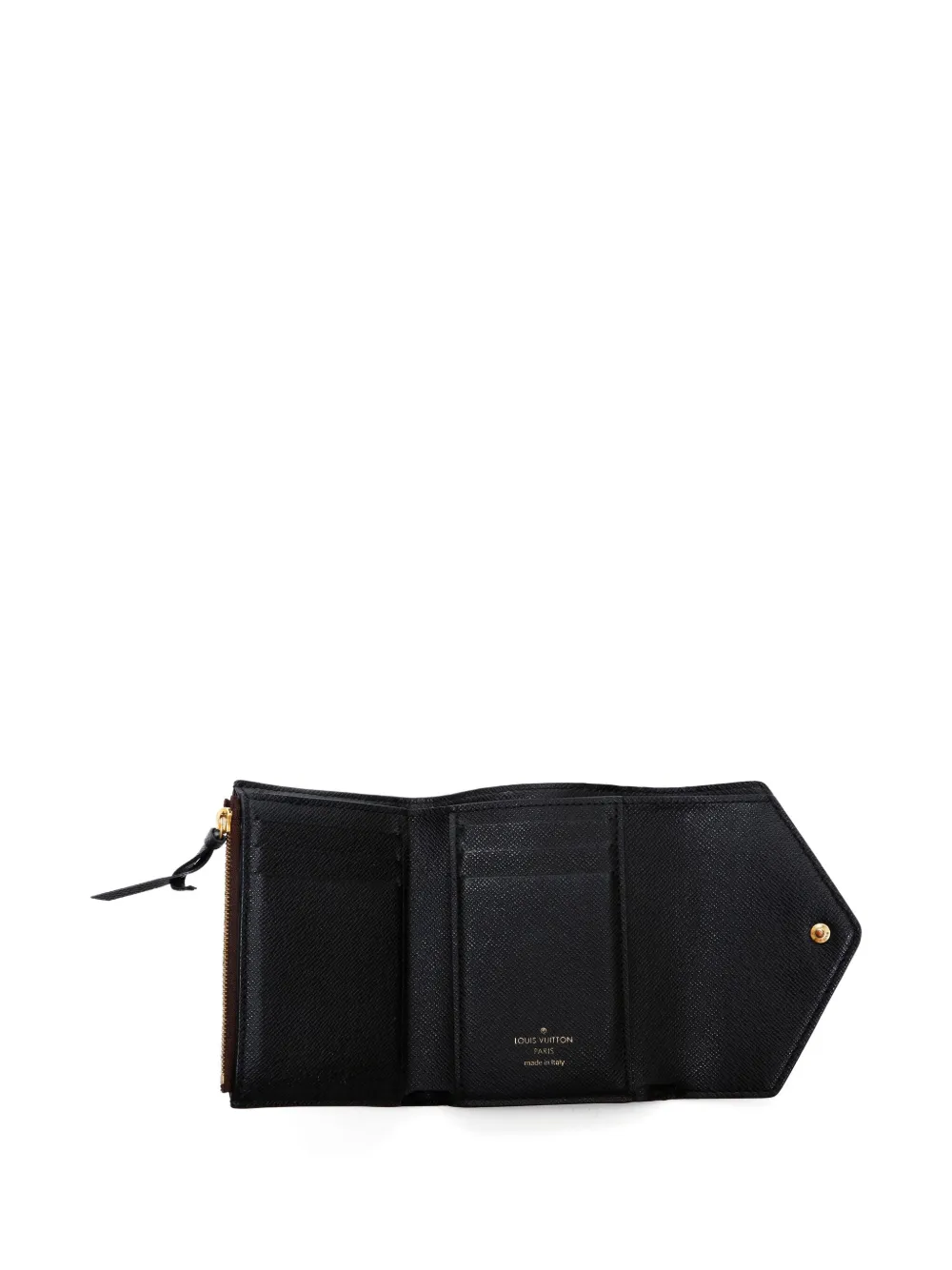 Pre-owned Louis Vuitton 2021-2025 Monogram Reverse Wallet In Brown