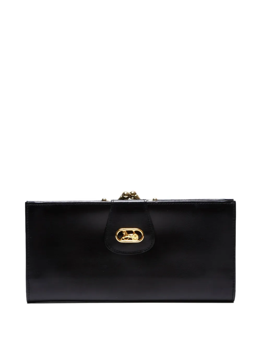 Celine Pre-Owned 1990-2000s Horse Carriage wallet | Black | Image 1