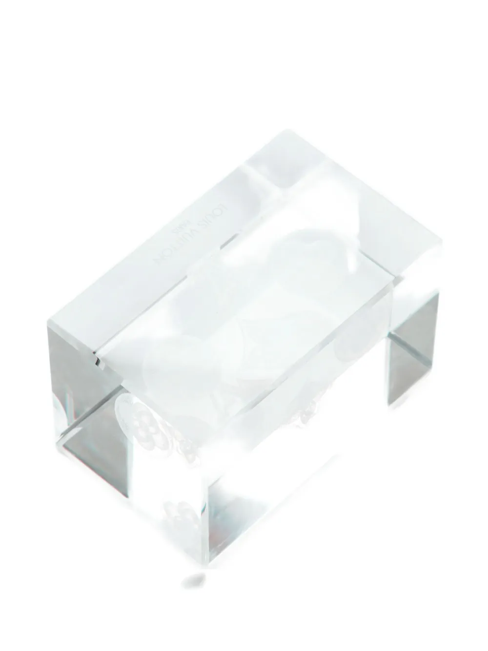 Pre-owned Louis Vuitton 2000-2010s Glass Paperweight In Neutral