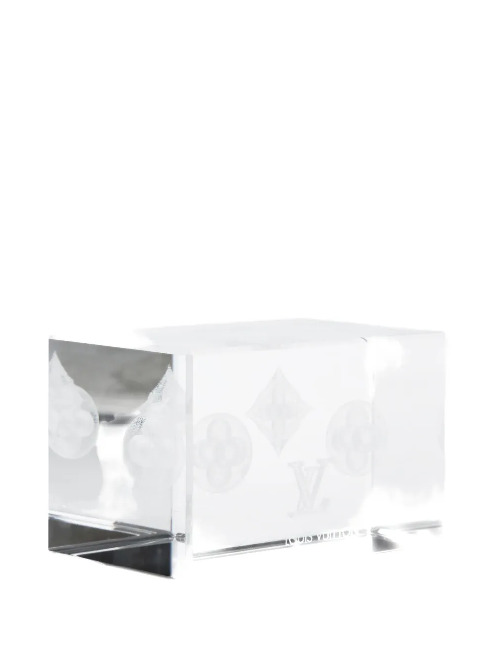 Pre-owned Louis Vuitton 2000-2010s Glass Paperweight In Neutral