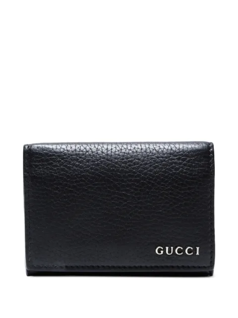 Gucci Pre-Owned حافظة بطاقات جلد من عقد الألفينيات