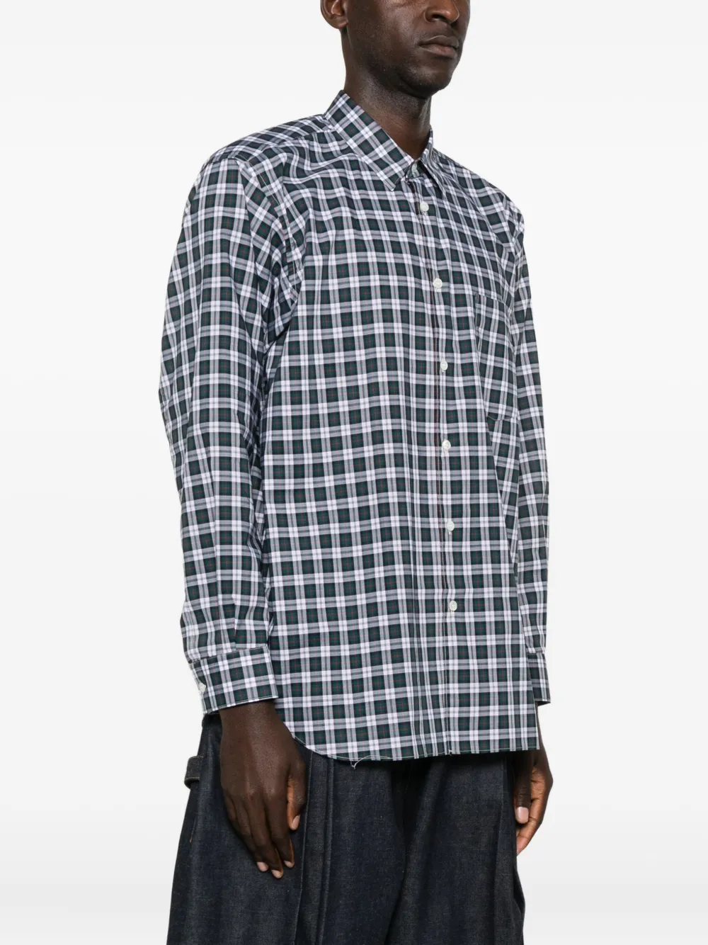 Comme Des Garçons Shirt Hemd Mit Karomuster In Multi