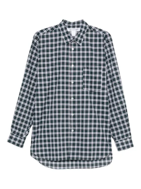 Comme Des Garçons Shirt camisa con cuadros estampados