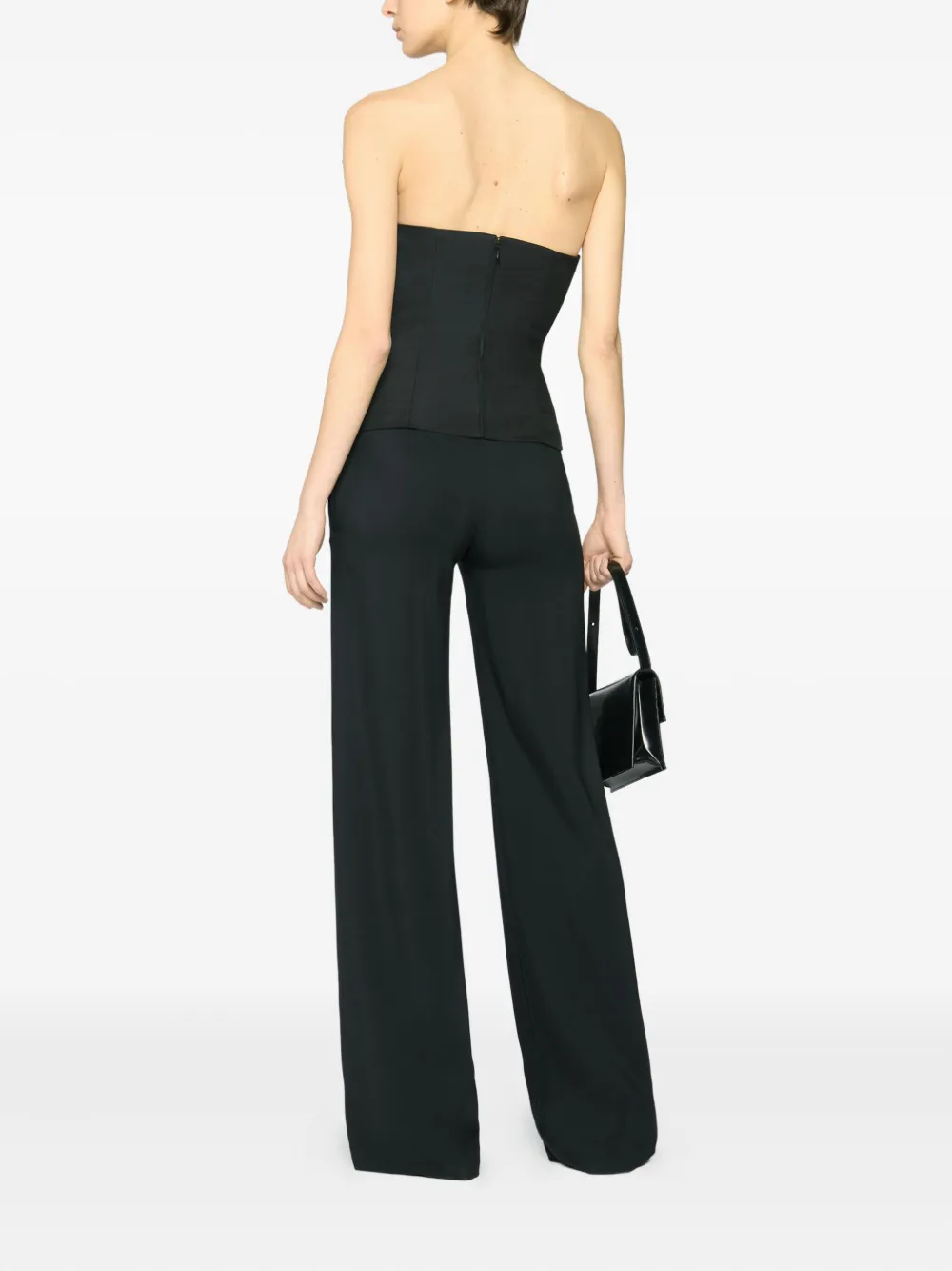 Genny Embellished Strapless Top In Black