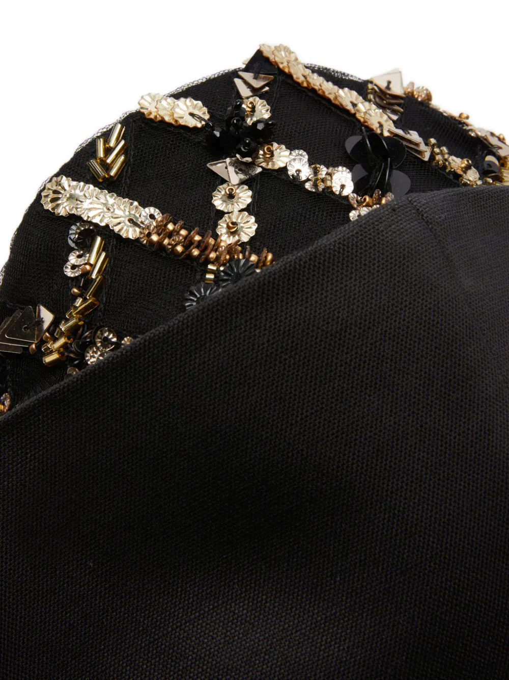Genny Embellished Strapless Top In Black