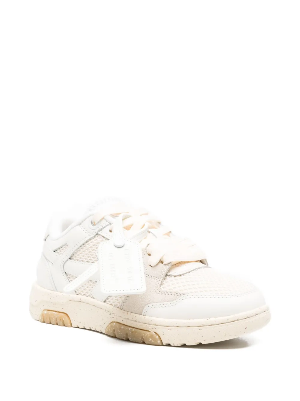 Off-White panelled sneakers - Wit