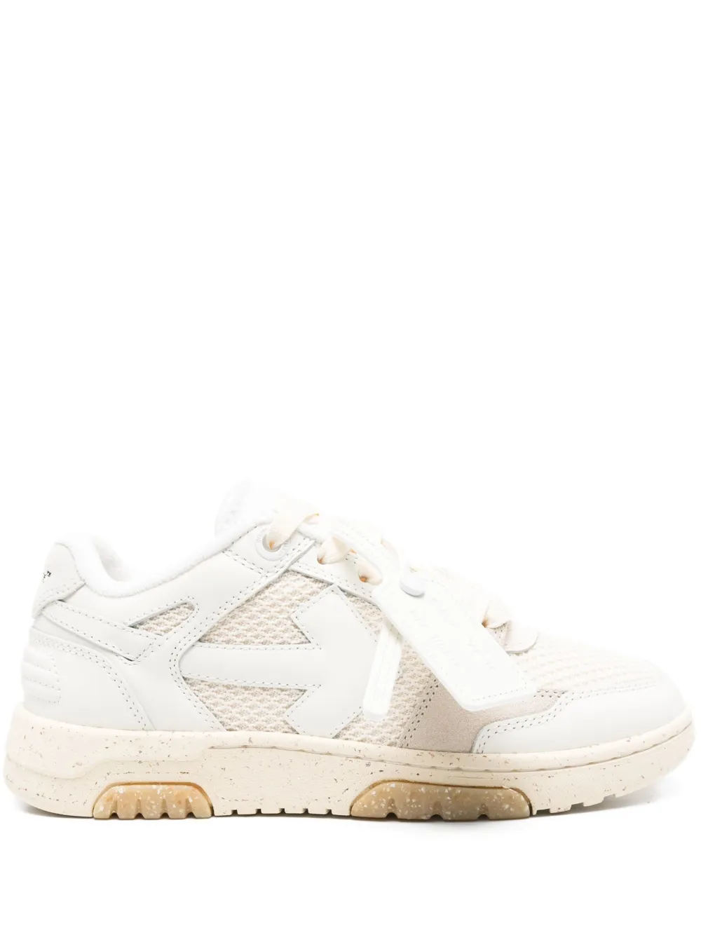 Off-White panelled sneakers Wit