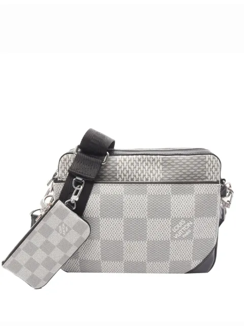 Louis Vuitton Pre-Owned 2021 Damier Graphite 3D Trio Messenger crossbody bag