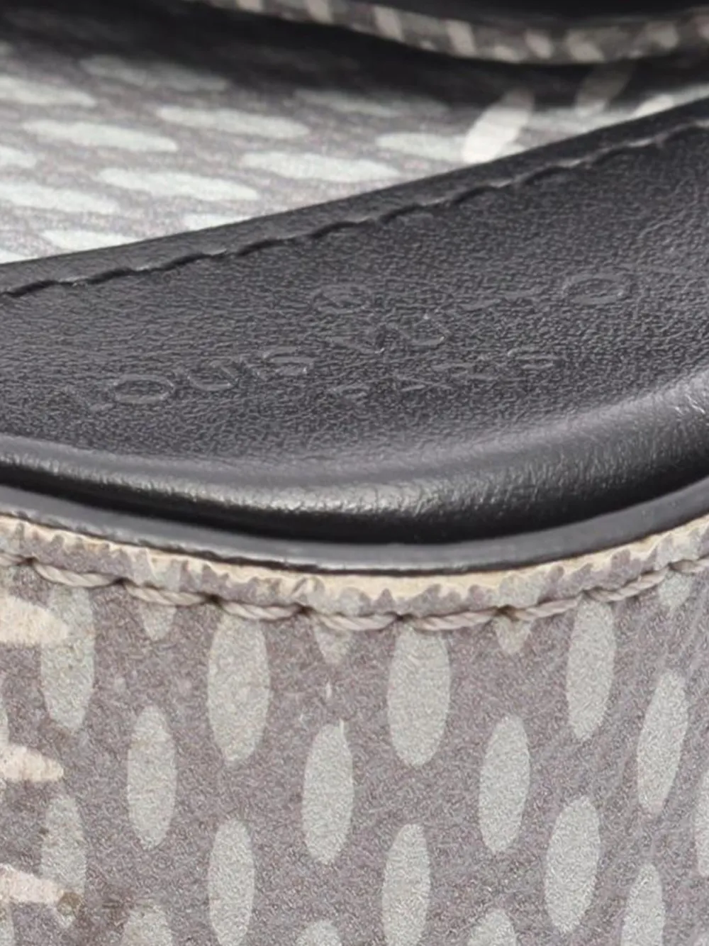 Louis Vuitton Pre-Owned 2021 Damier Graphite 3D Trio Messenger crossbody bag | Pre-Owned | Image 2