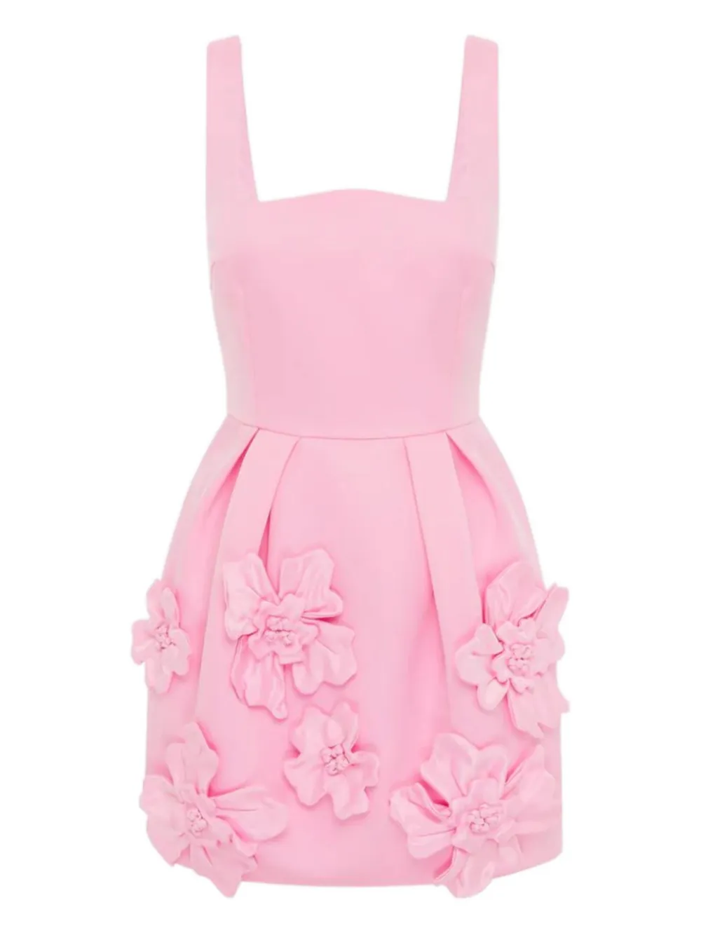 Leo Lin Abito corto Piper con dettaglio a fiori - Rosa