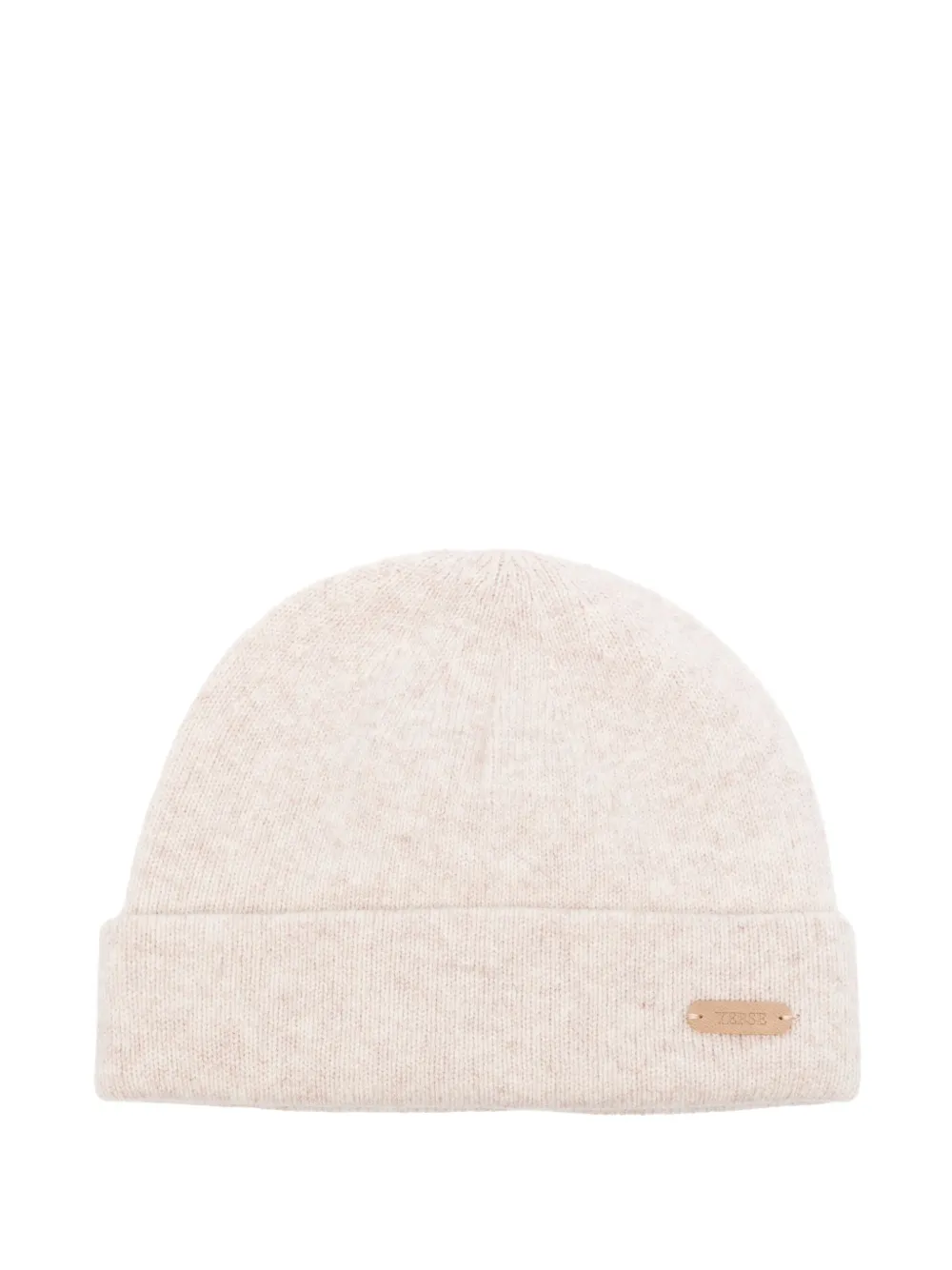 YERSE fine-ribbed beanie | Neutrals | Image 1