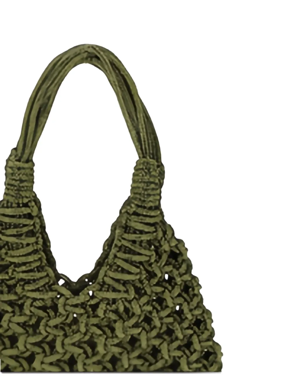 Hibourama Crystal-embellished Shoulder Bag In Green