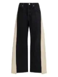E.L.V DENIM Freya wide-leg jeans - Black