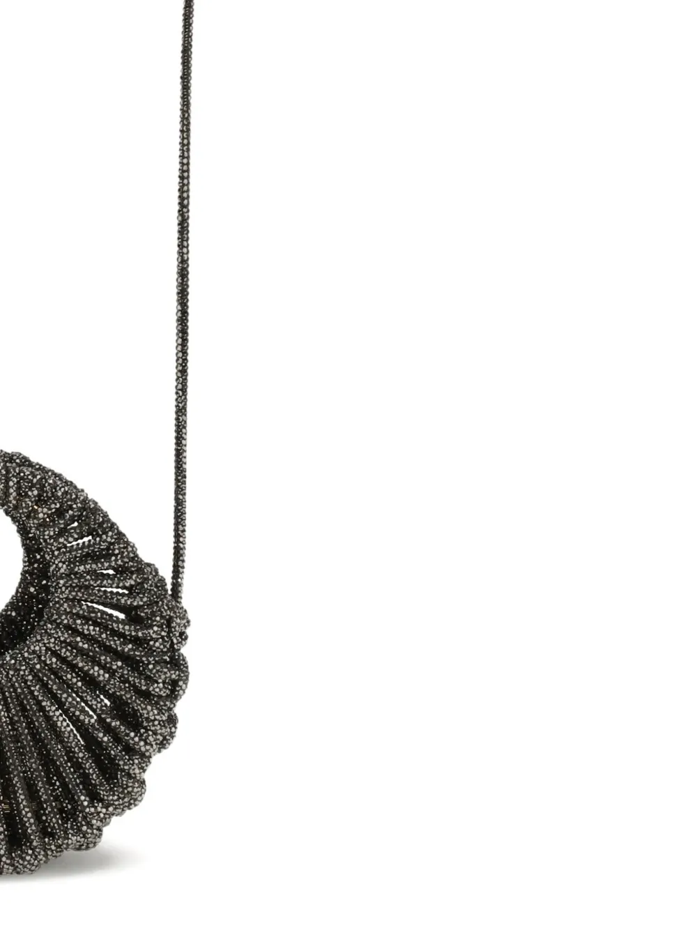 Hibourama Mini Jaya Shoulder Bag In Silver