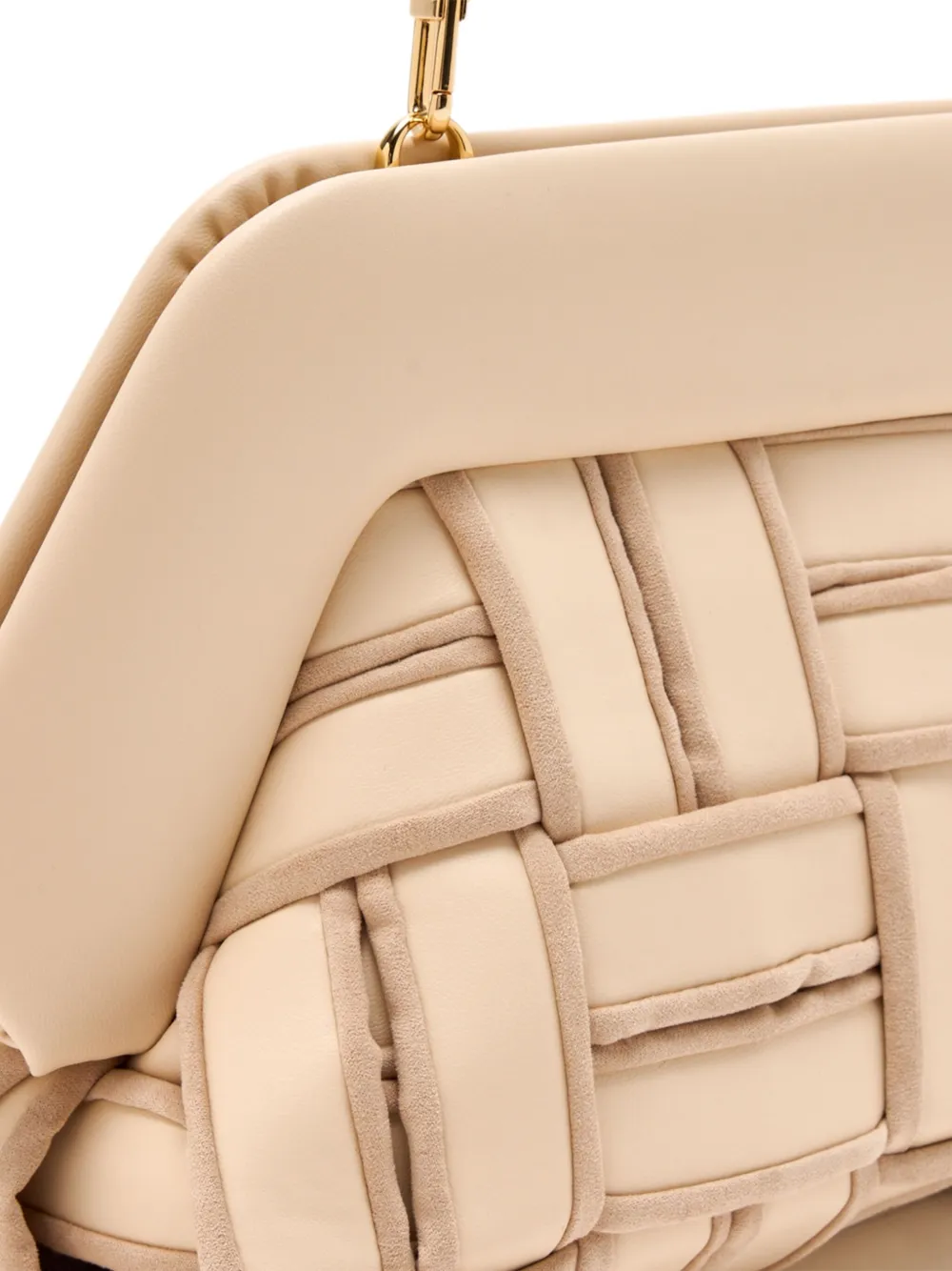 Themoirè Bios Edge Clutch Bag In Neutral
