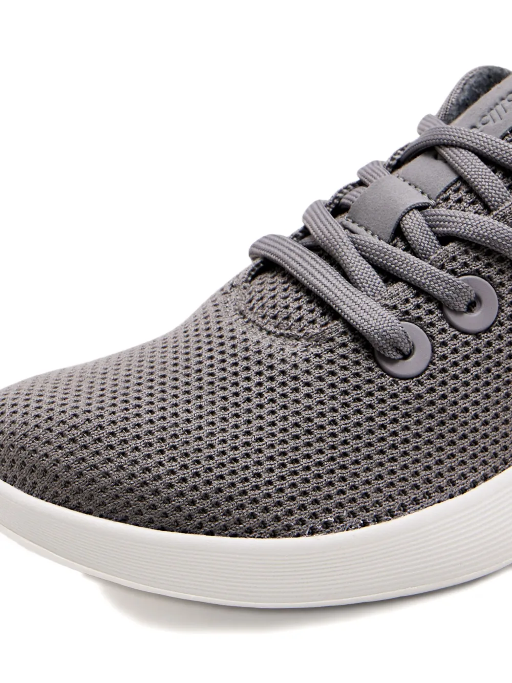 Allbirds Textured Lace-up Sneakers In Gray