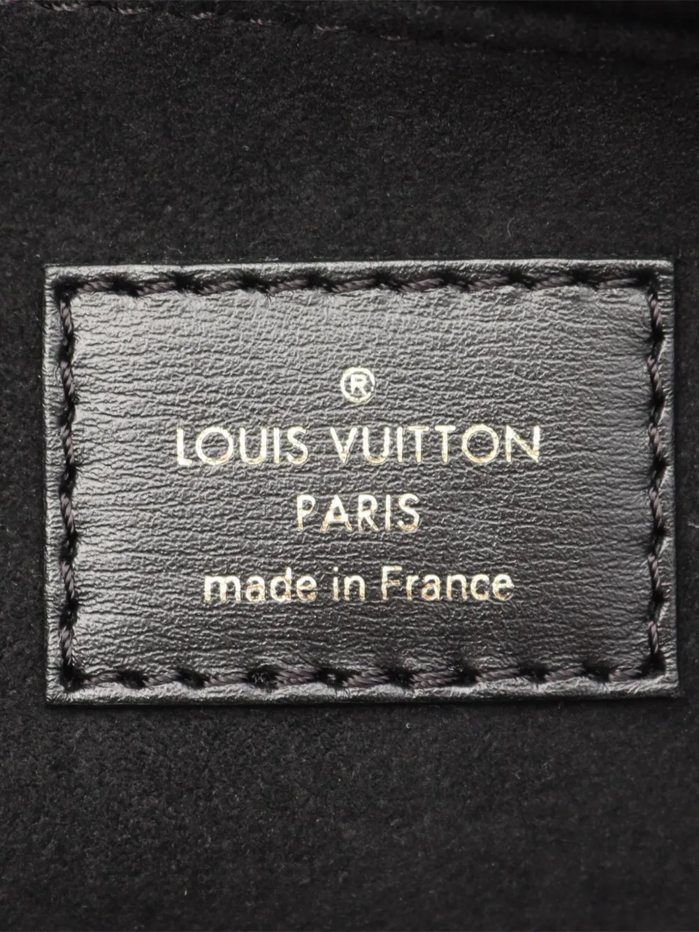 Pre-owned Louis Vuitton 2021-2025 Monogram Since 1854 Onthego Gm Satchel In Black