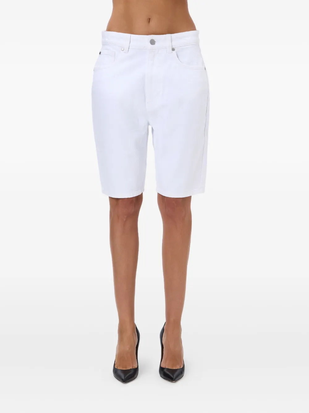 No44 logo-patch shorts - Wit