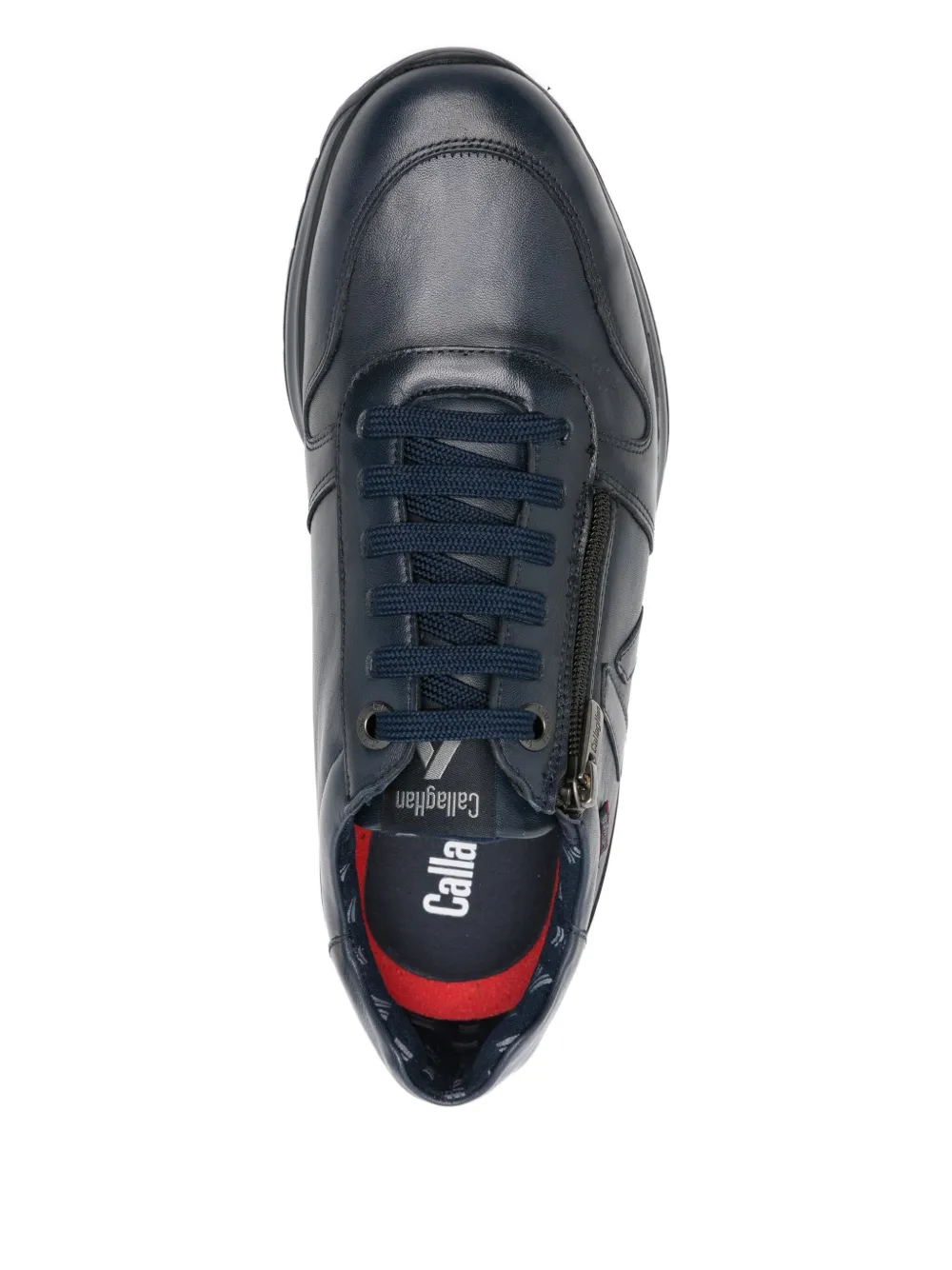 callaghan Leren sneakers Blauw