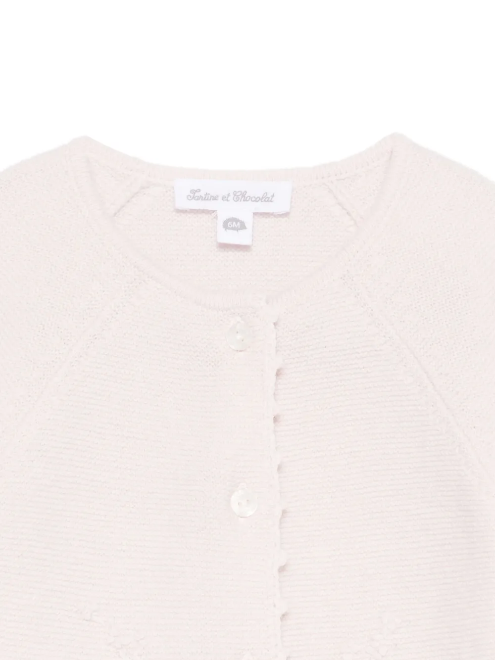 Tartine Et Chocolat Romper met borduurwerk en gewelfde afwerking Roze