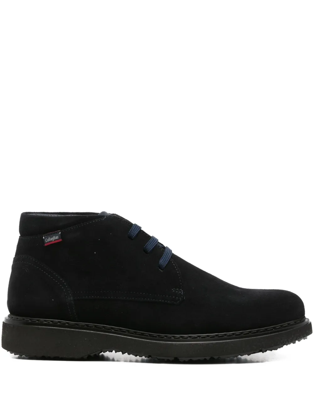 callaghan botas de gamuza con agujetas | azul | Image 1