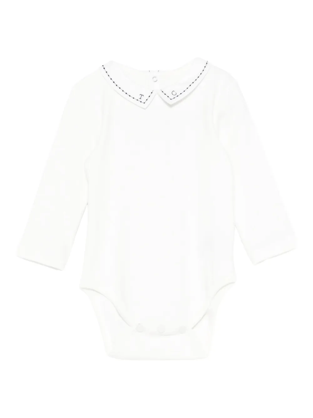 Tartine Et Chocolat Peter Pan-collar Body In White