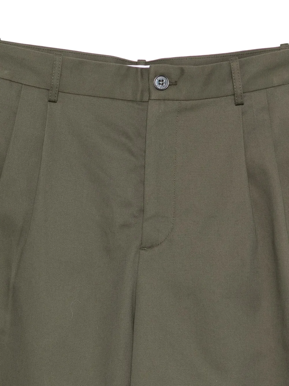 Maison Kitsuné Straight broek Groen