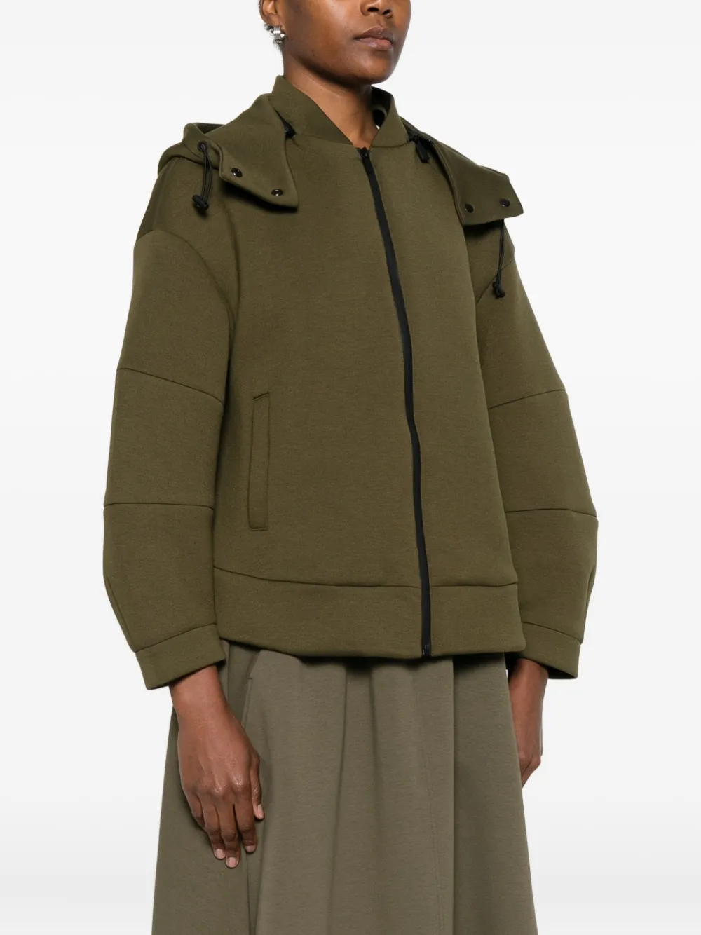 PSOPHIA Donsjack met capuchon Groen