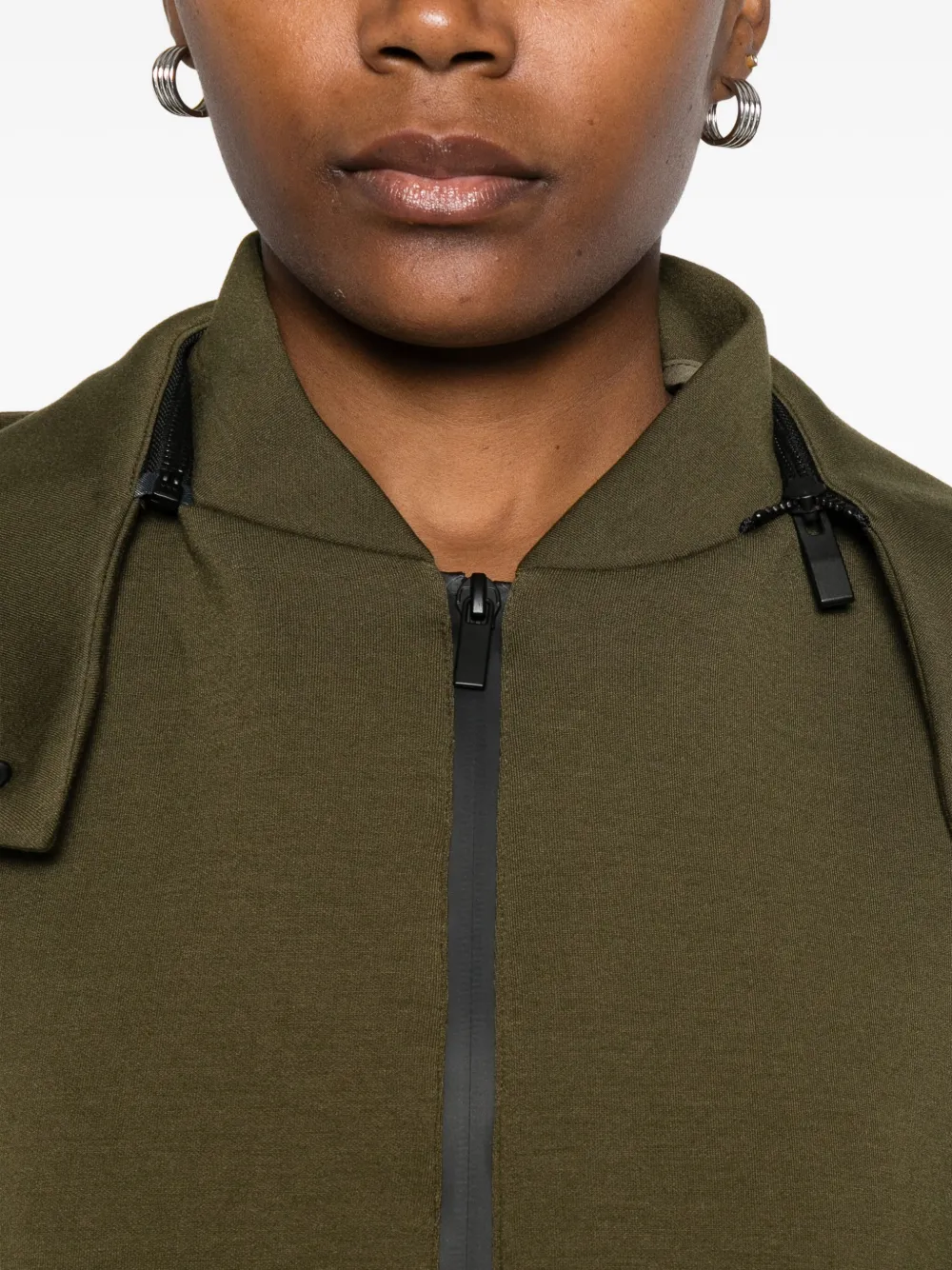 PSOPHIA Donsjack met capuchon Groen