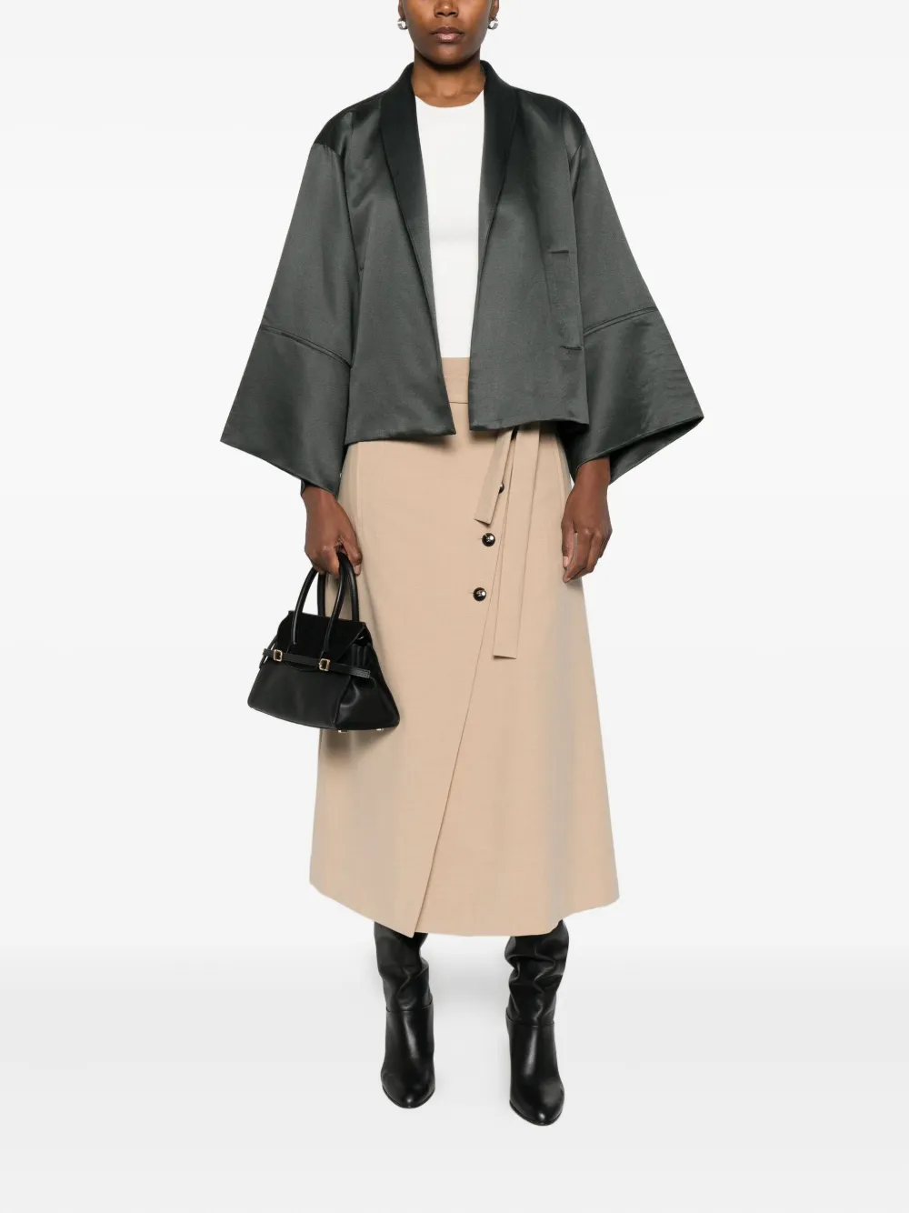 PSOPHIA belted skirt | Asymmetric & Draped Skirts | Image 2