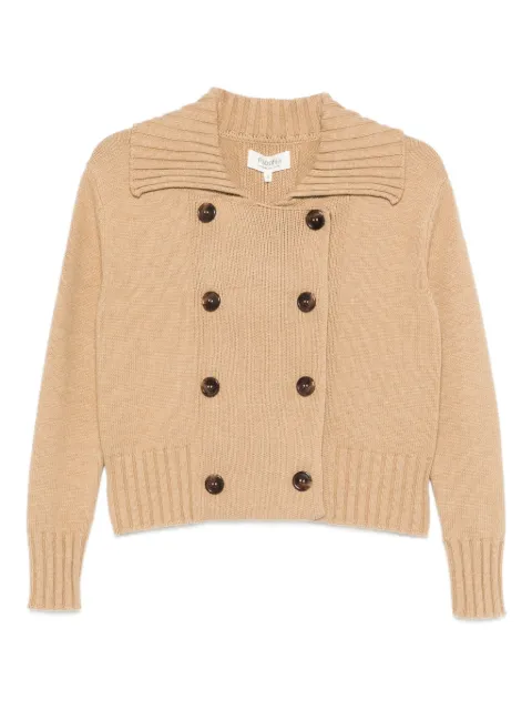 PSOPHIA buttoned collared cardigan