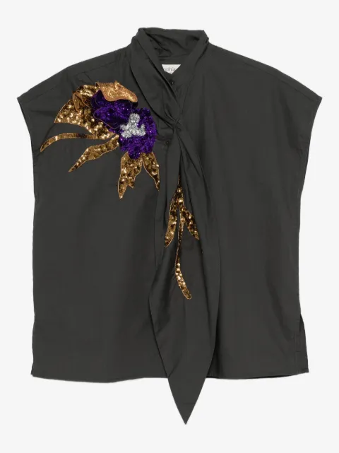 PSOPHIA blusa bordada con lentejuelas