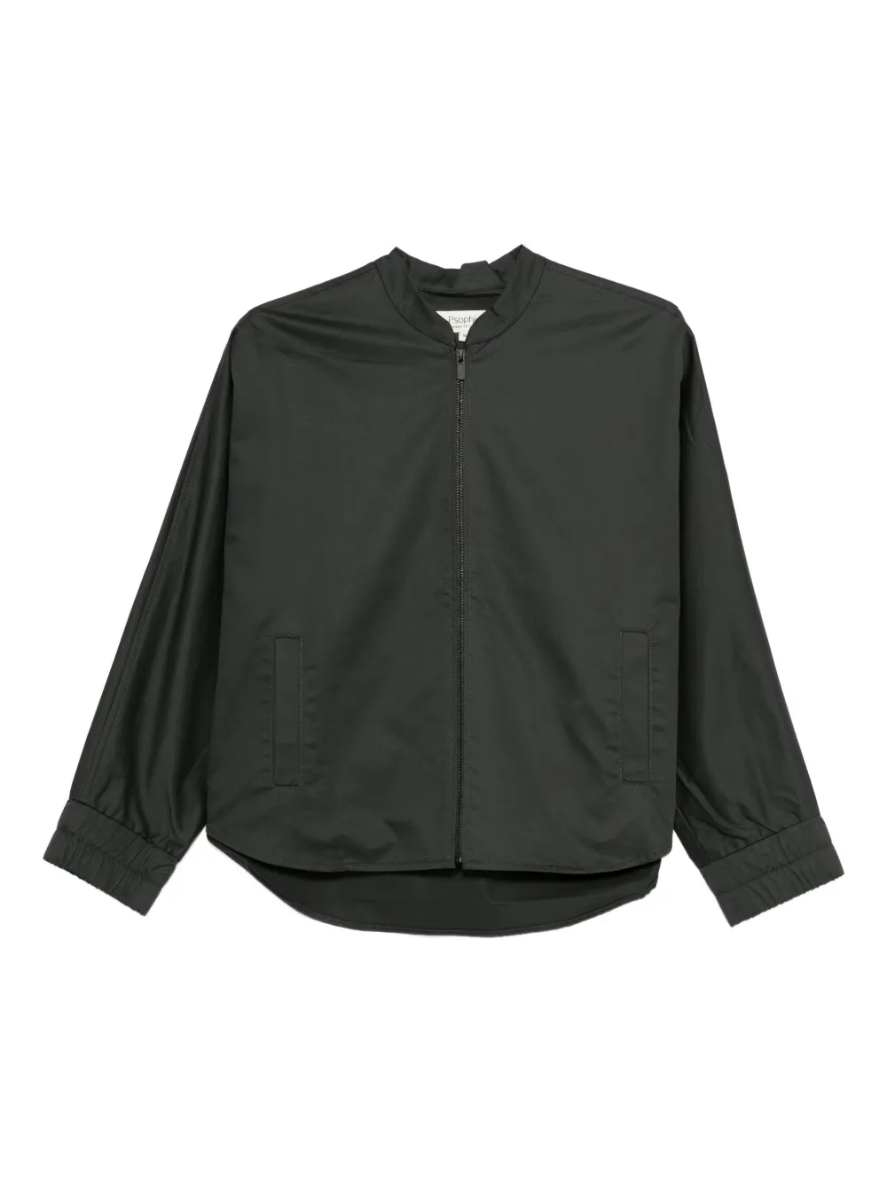 Psophia Zip-up Shirt In Green