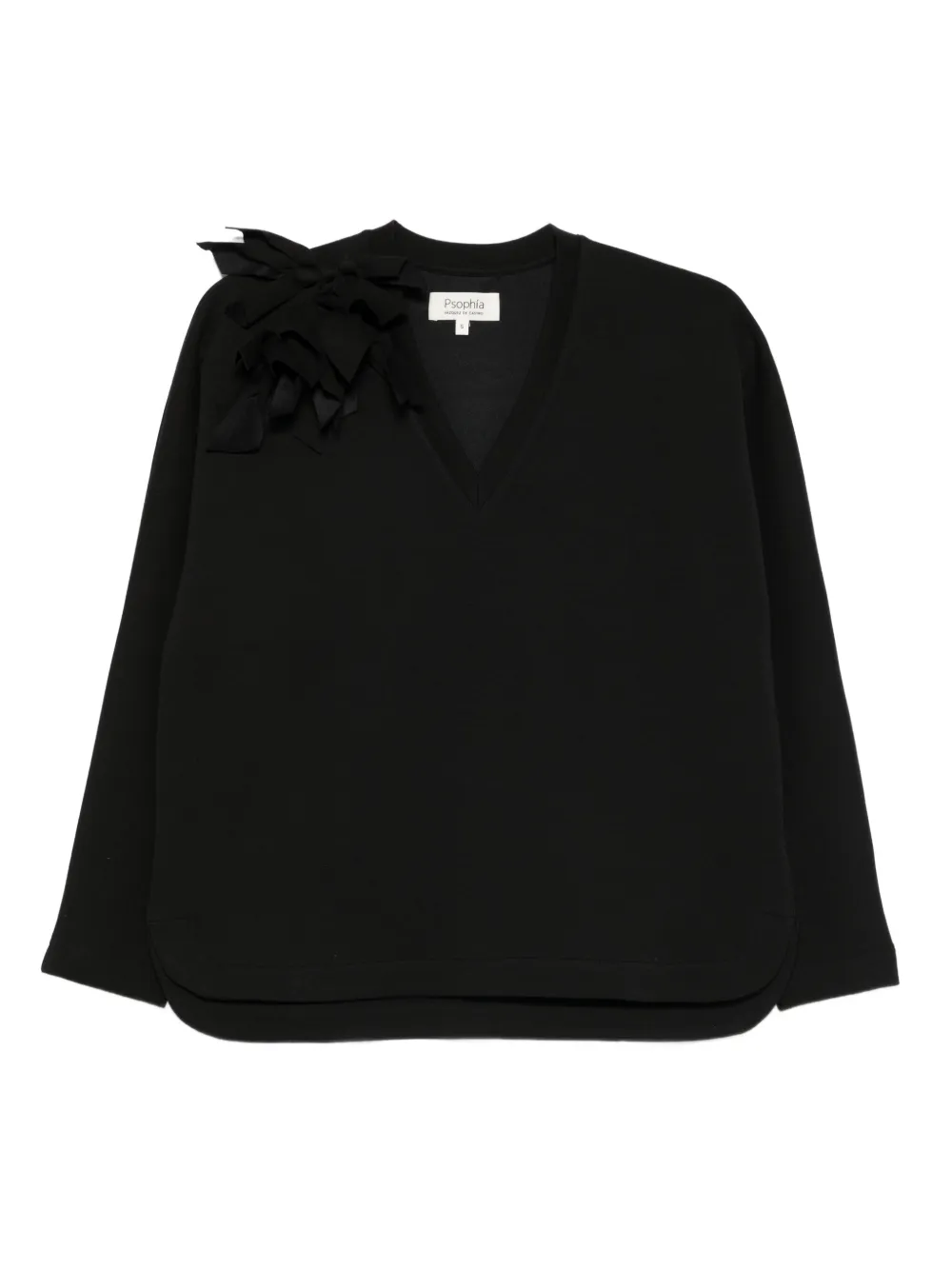 PSOPHIA blusa con aplique de moño | negro | Image 1