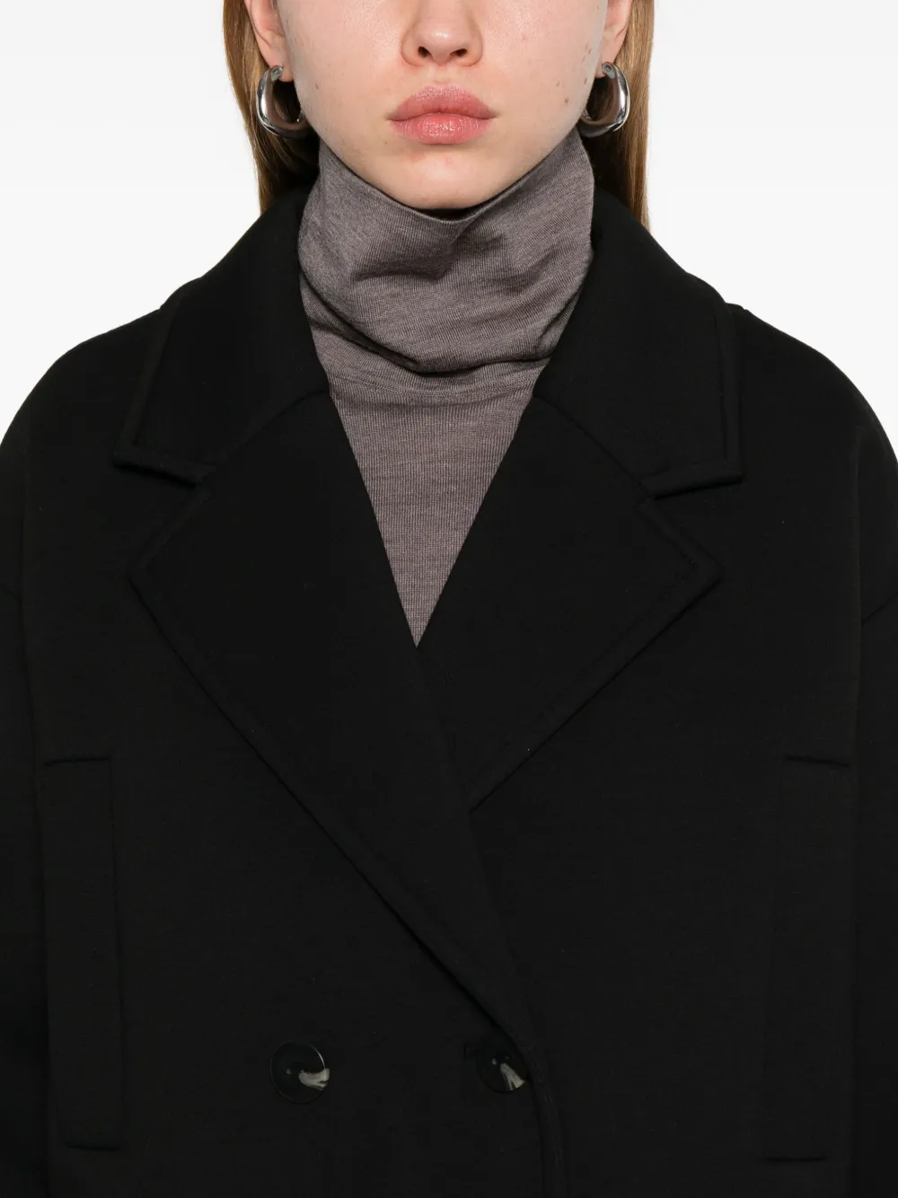 PSOPHIA Jack met dubbele rij knopen Zwart